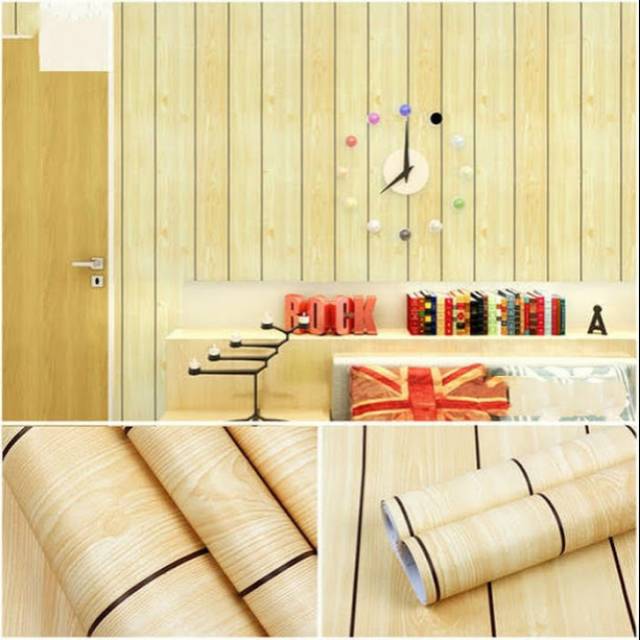 Paling populer 24 Wallpaper  Dinding Kamar  Motif Kayu  