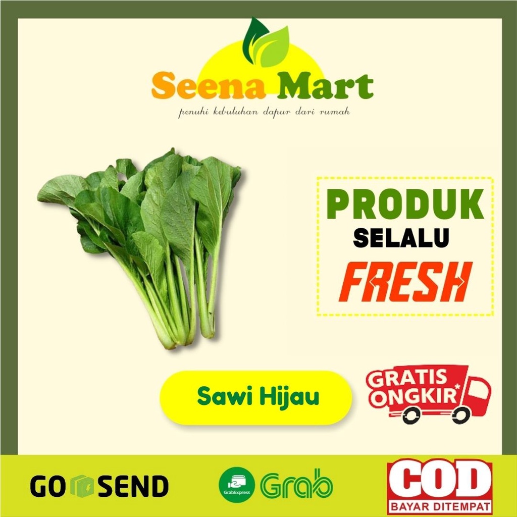 

Sayur Sawi Hijau Fresh 1 Ikat Sayur Murah