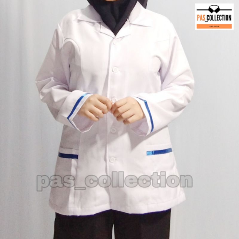 Kemeja Putih Pdh Wanita Baju Perawat PDH Blazer Bidan Atasan putih Wanita