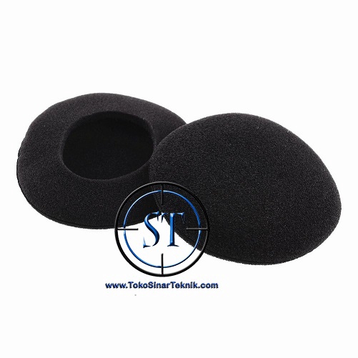 2 Pcs Busa Soft Foam Sponge Sepasang Cover Earbud Earpad Headphone 50mm-60mm