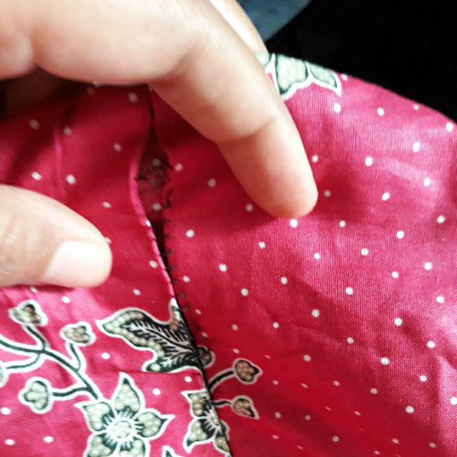 Tunik Santika Pias Cibulan #3 Warna Batik Solo Seragam Kantor Muslim