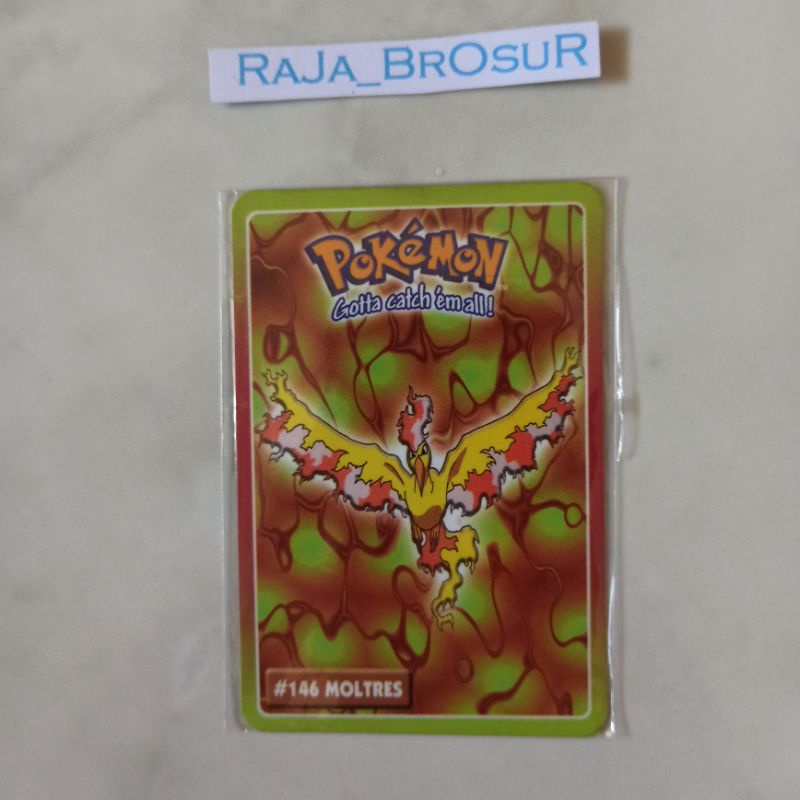 Kartu Stiker Mainan Jadul Langka Pokemon Indigo League-Kanto Region Gen1 Hadiah Cup Cup Pop CuCu Pop