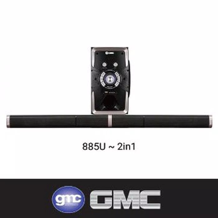 Speaker 2in1 Bluetooth GMC 885U-2in1BT 60Watt BISA JD SOUNDBAR