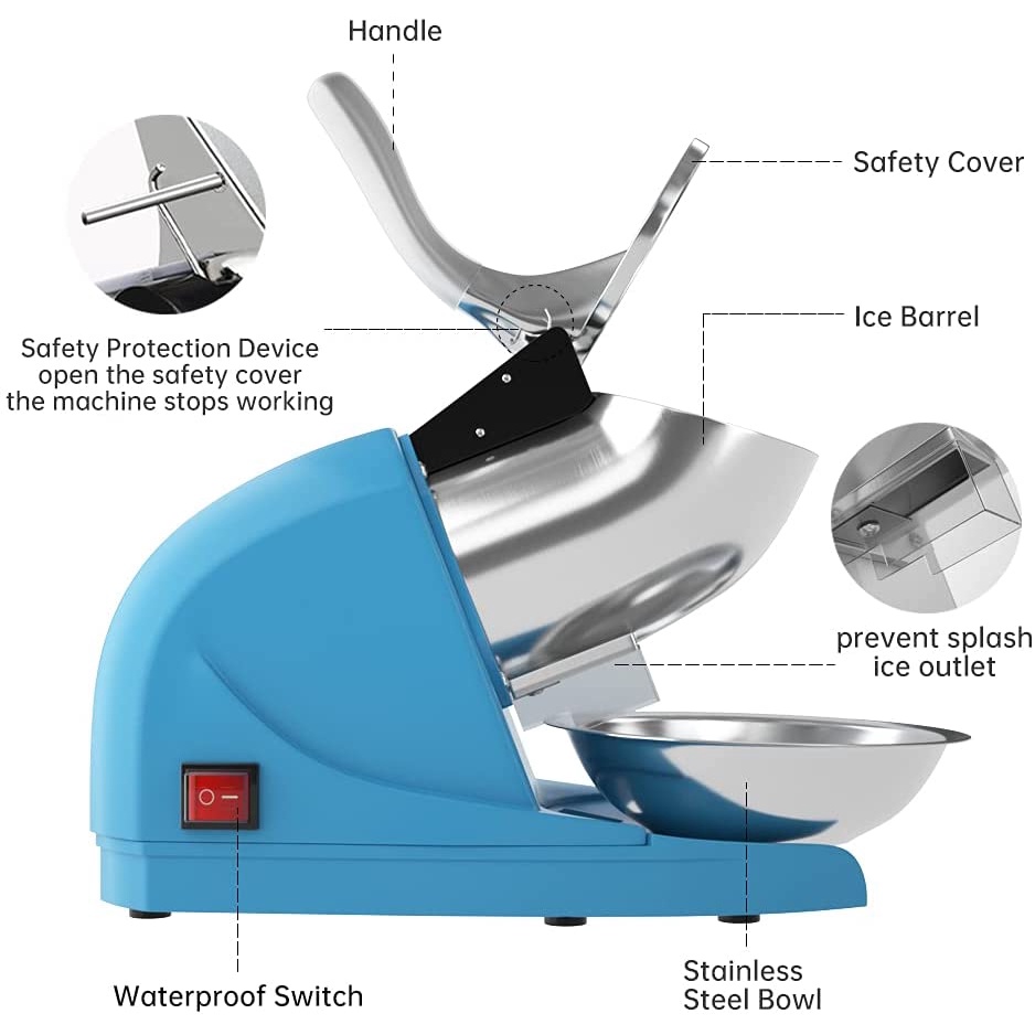MESIN SERUT ES/ MESIN ES KEPAL/ ICE CRUSHER ICE CRUSHER Mesin Serut Es Batu Listrik / Ice Smashing Machine(ICE CRUSHER)