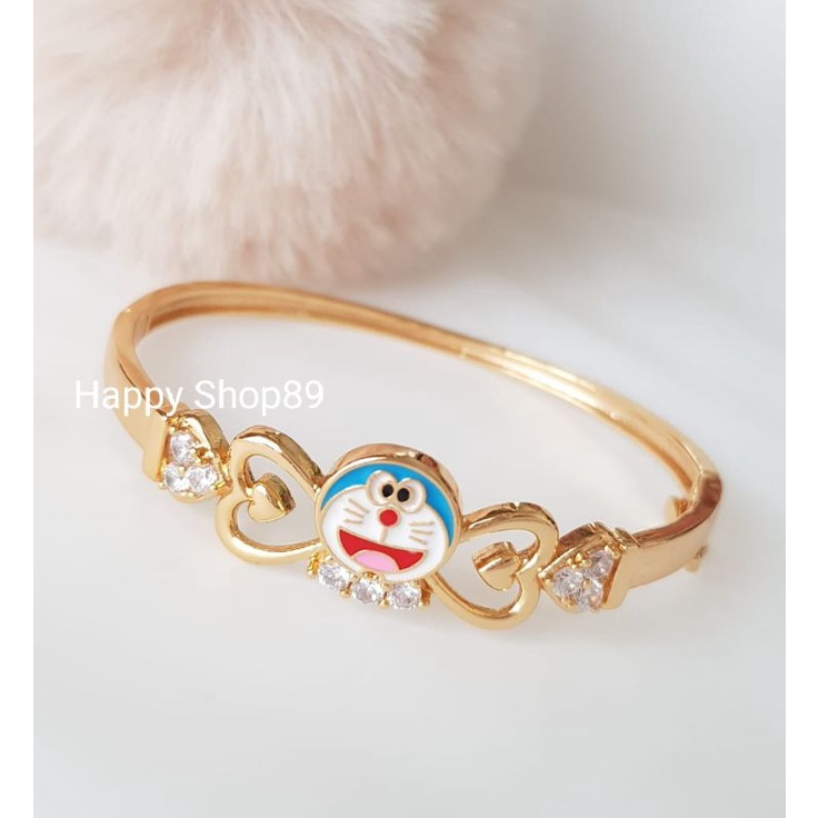 Gelang Anak Gelang Bangle Anak Karakter impor Xuping Cocomelon Mickey Doraemon Unicorn