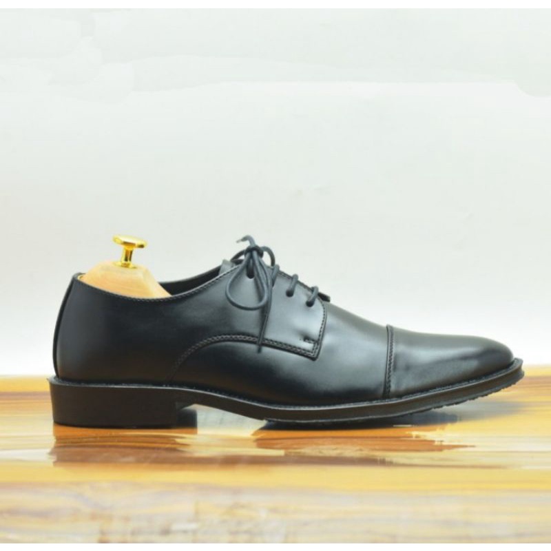 Sepatu Pantofel Pria Aladin DerbyN5 38-44 Big size Sepatu Formal Kantoran - Hitam Clasik