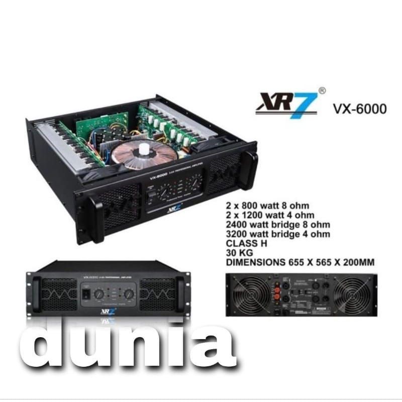 Power XR7 VX 6000 Amplifier Class H Original