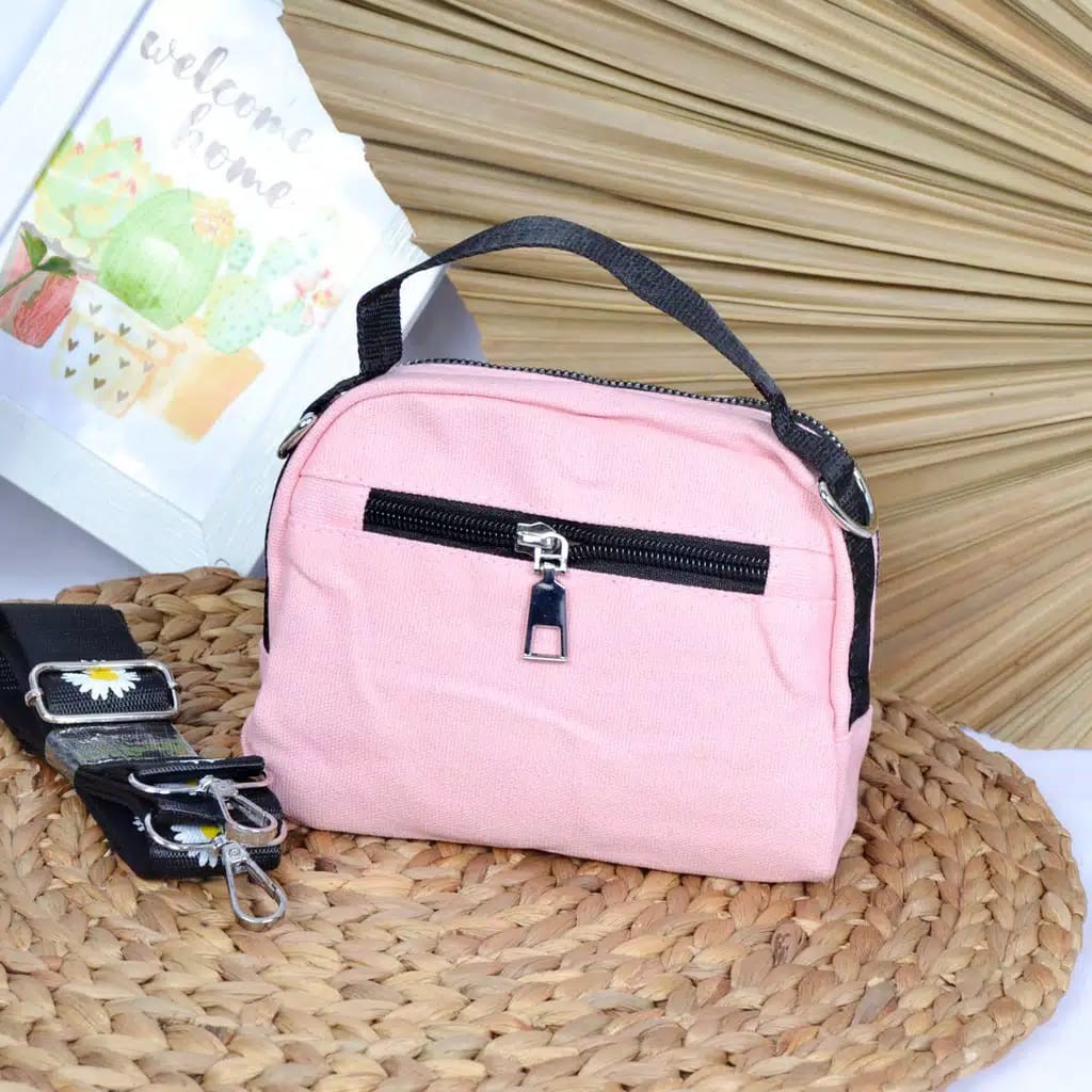 Tas Selempang Wanita Kanvas Daisy Bag 1165 - 1159-5