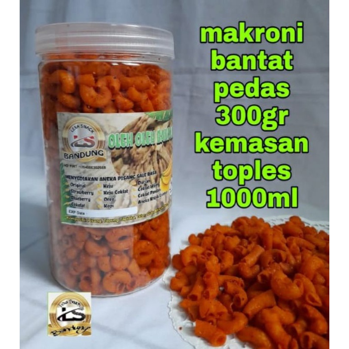 

Lexa Snack Makaroni Bantet Pedas 300gr Makaroni Cikruh Snack Kiloan Makanan Ringan Cemilan pedas