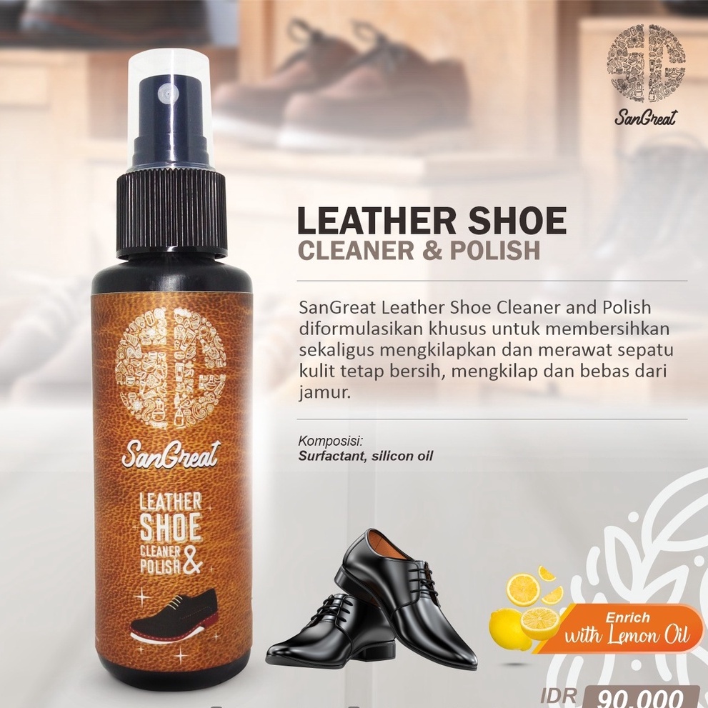 Leather shoe cleaner and polish, semir sepatu kulit, leather shoe care