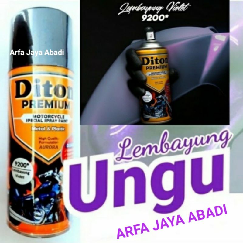 Pilox Diton Premium Lembayung Violet 9200 Cat Ungu Putih 400 Ml Pilok Pylox Warna Ungu Mutiara Pearl