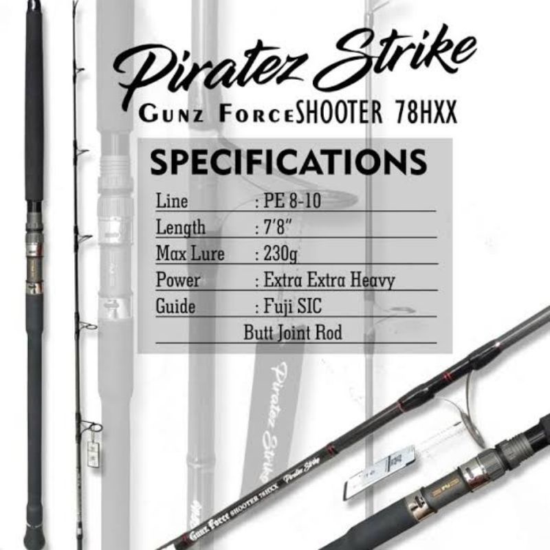 rod popping extra heavy pirates strike gunz shooter 78hxx 78 hxx