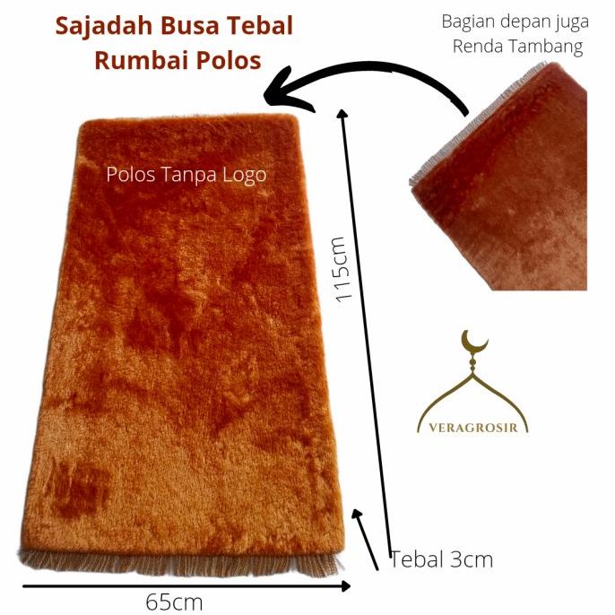 Sajadah Polos Tebal Empuk Dewasa Sajadah Bulu