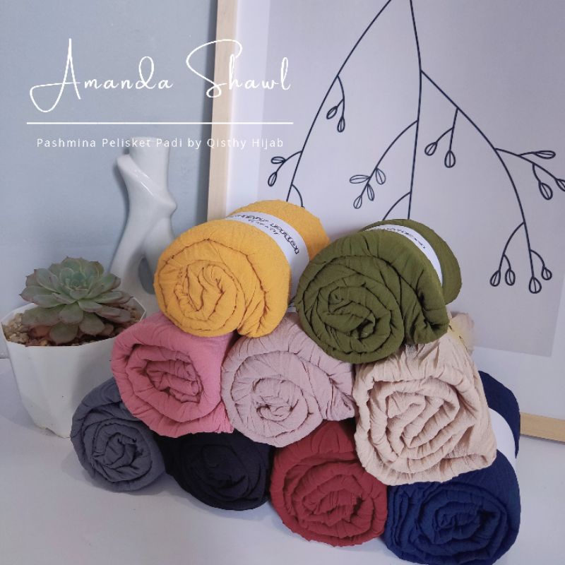 amanda shawl/pasmina plisket premium/phasmina ceruty/phasmina plisket