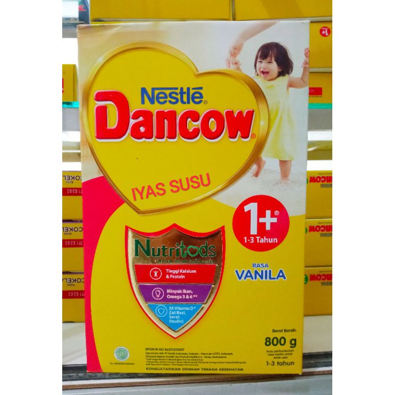 

Susu Dancow 1+ 800gr/ 1kg Madu/Vanila/Coklat Nutritods-