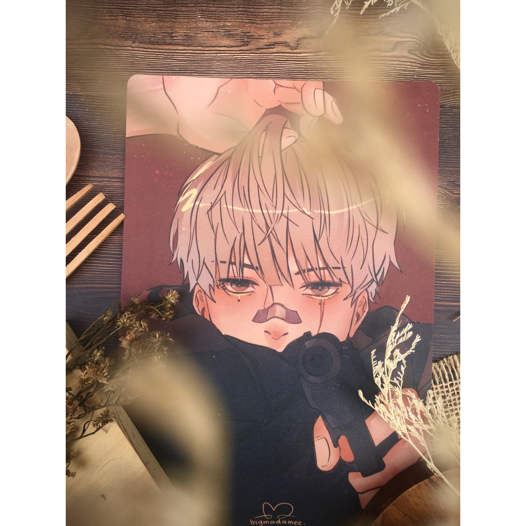 Jujutsu Kaisen JJK Artprint/Kertas Ganteng/Poster/Photocard A5 (PREMIUM QUALITY)-Inumaki Toge