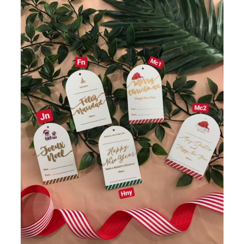 

KARTU HANGTAG NATAL FELIZ NAVIDAD DEKORASI HAMPERS CHRISTMAS XMAS NEW YEAR PARCEL KADO SOUVENIR