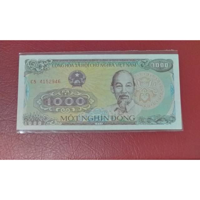 Uang Asing 1000 Dong. Uang asing Vietnam