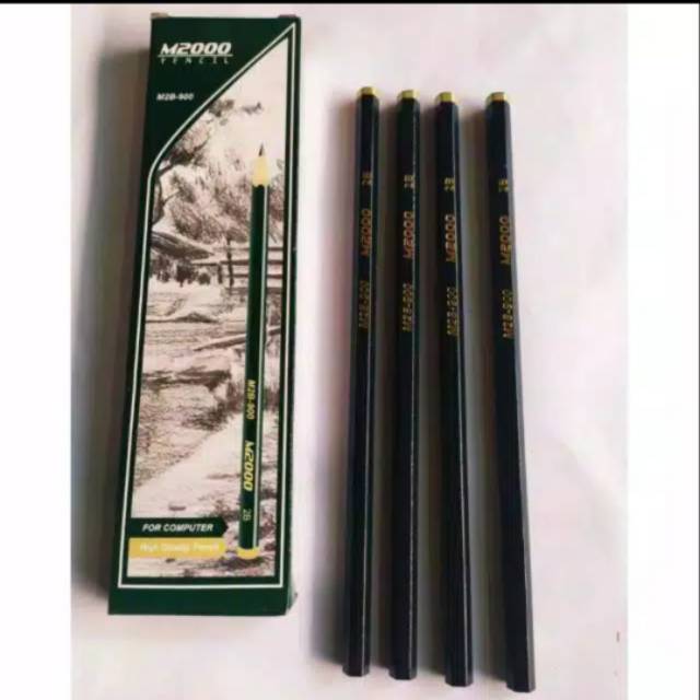 

Pencil 2B isi 1 Lusin (12pcs) , pencil 2B murah , pencil tulis , pencil montana m2000 stark station