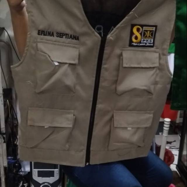 Rompi pks crem logo baru