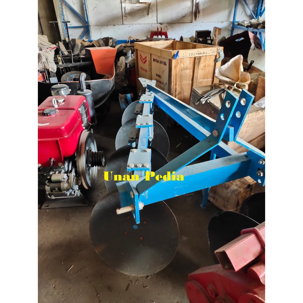 Disc Plow (Bajak Piringan) Traktor 32 HP / Implement Traktor Roda 4 - Mesin Bajak Sawah dan Tanah Ke