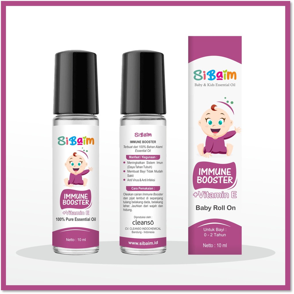 Meningkatkan Sistem Kekebalan Tubuh Bayi - SIBAIM BABY IMMUNE BOOSTER Essential Oil 10ml by psikopediastore