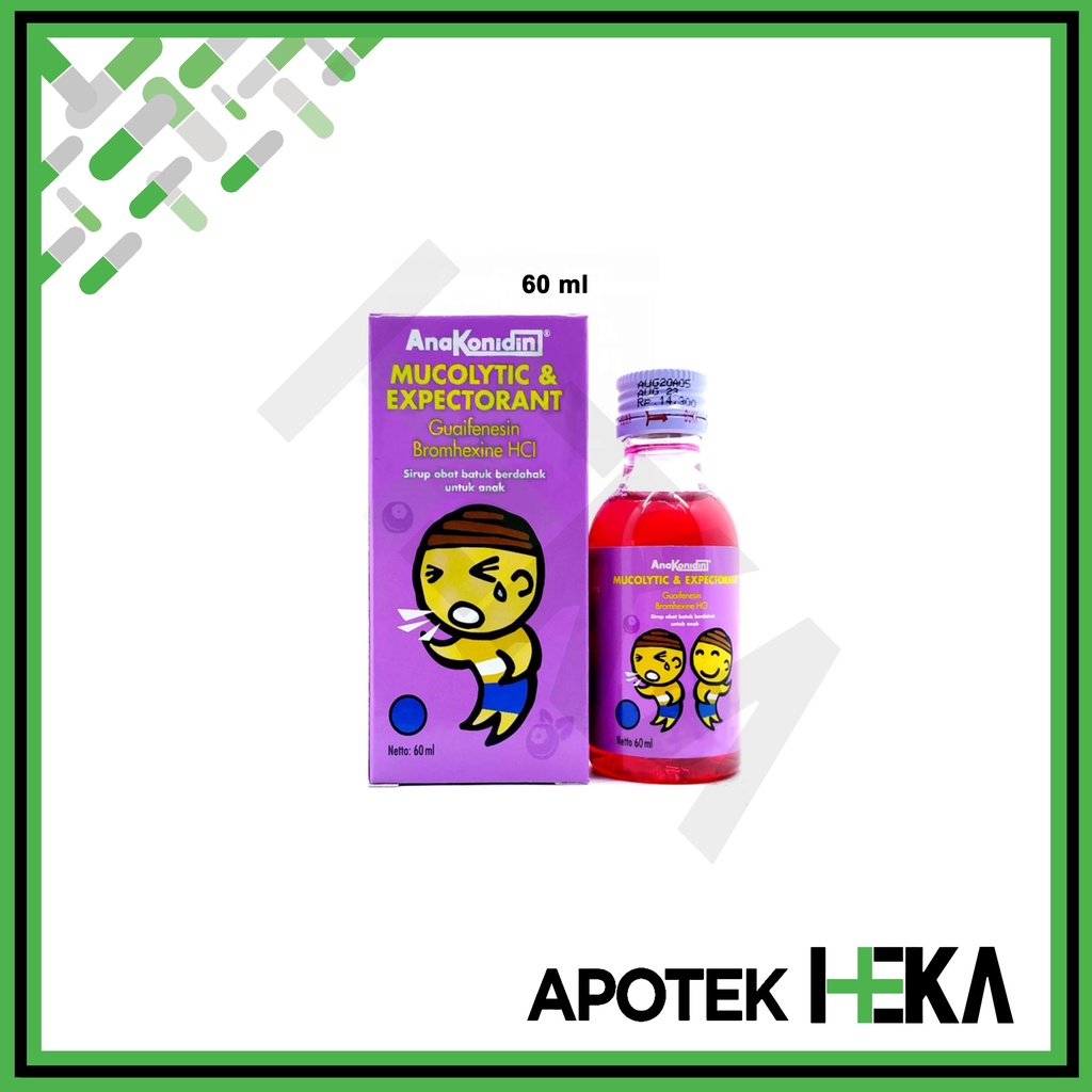 Anakonidin ME Mucolytic &amp; Expectorant Sirup Obat Batuk Berdahak Anak (SEMARANG)