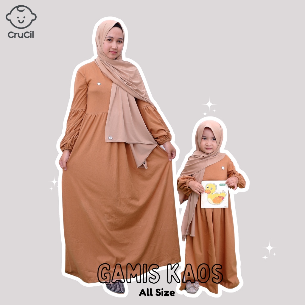 Gamis Kaos All Size - CruCil Indonesia