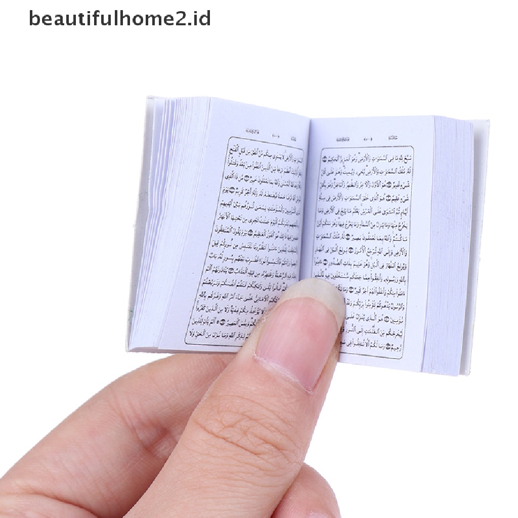 (beautifulhome2.id) Miniatur Alkitab Skala 1: 12 Untuk Aksesoris Rumah Boneka