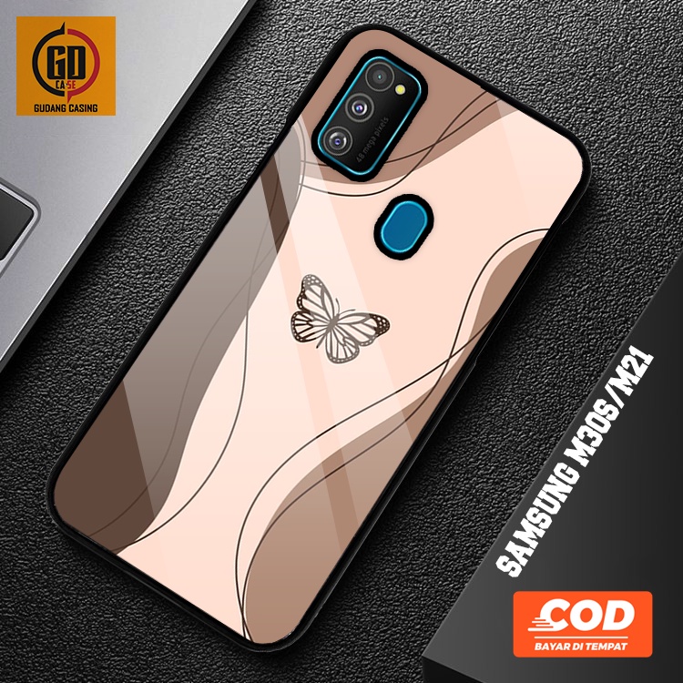 Case Samsung M30s/M21 Terbaru - Gudang Casing [ Butterfly ] Samsung M30s/M21- Case Hp - Casing Hp - 
