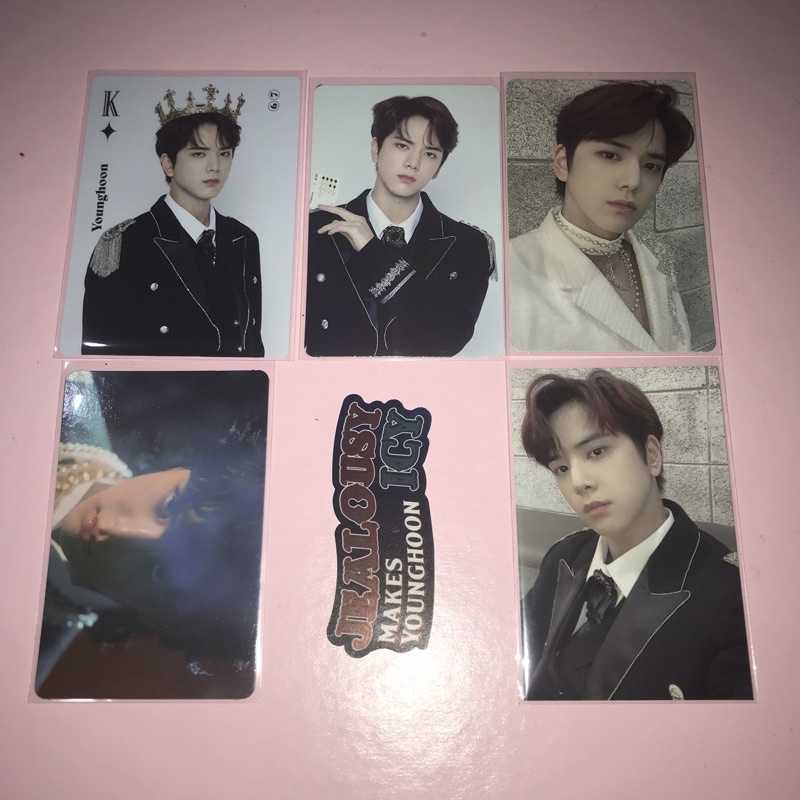 THE BOYZ Younghoon PhotoCard PC Road to Kingdom RTK Playing Card Tincase Acrylic Standee Sticker Dan