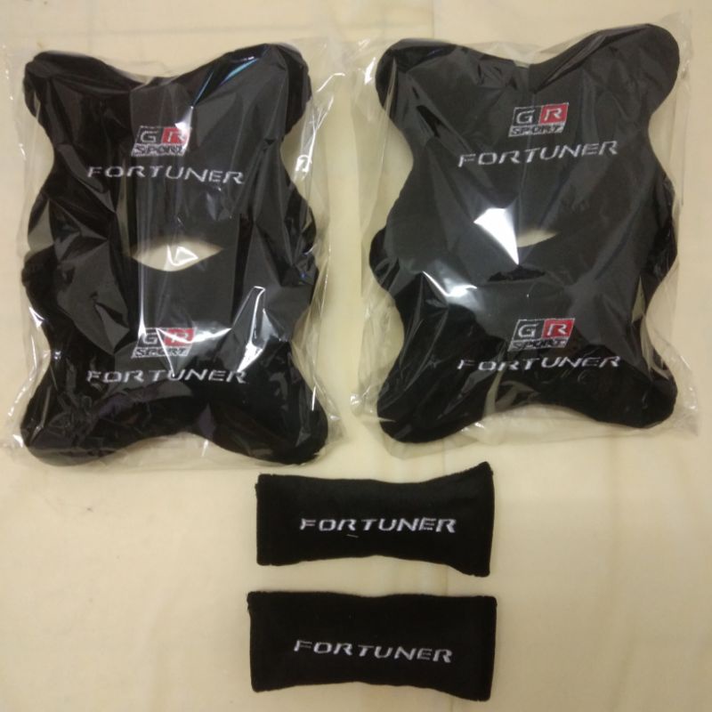 aksesoris interior bantal headrest mobil fortuner gr sport