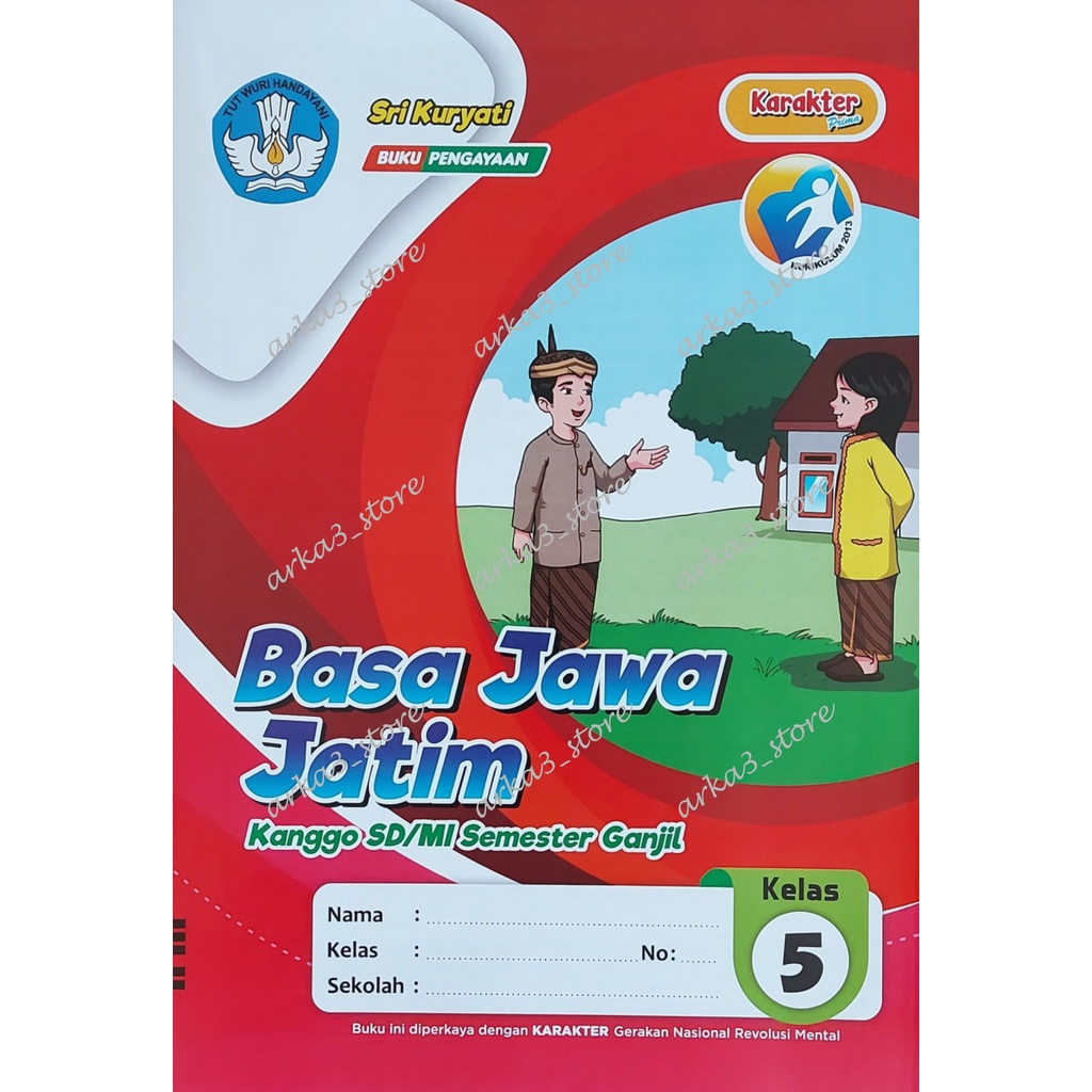 Lks Basa Jawa Jatim Kls 5 SD/MI Semester 1 – Karakter Prima
