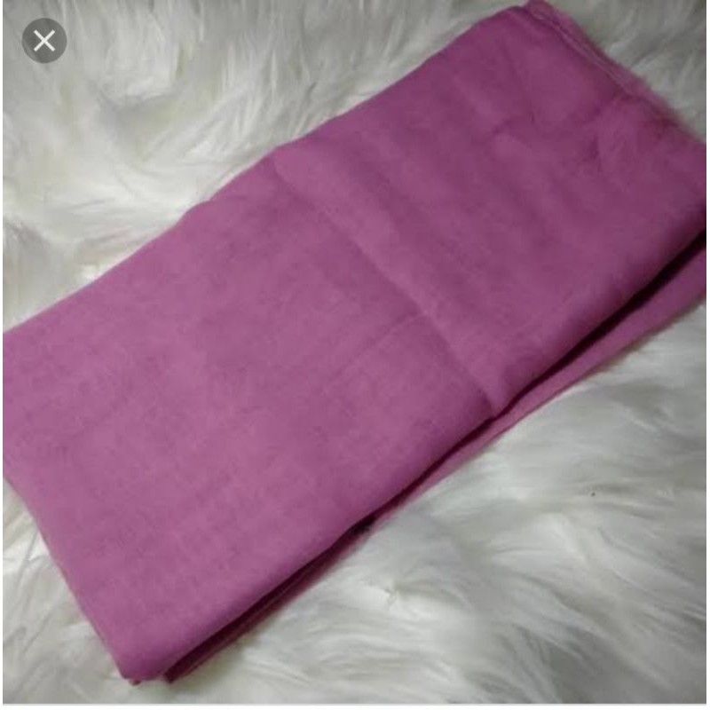 Hijab segi empat paris premium polos by : catlyn carla-Dasty purple