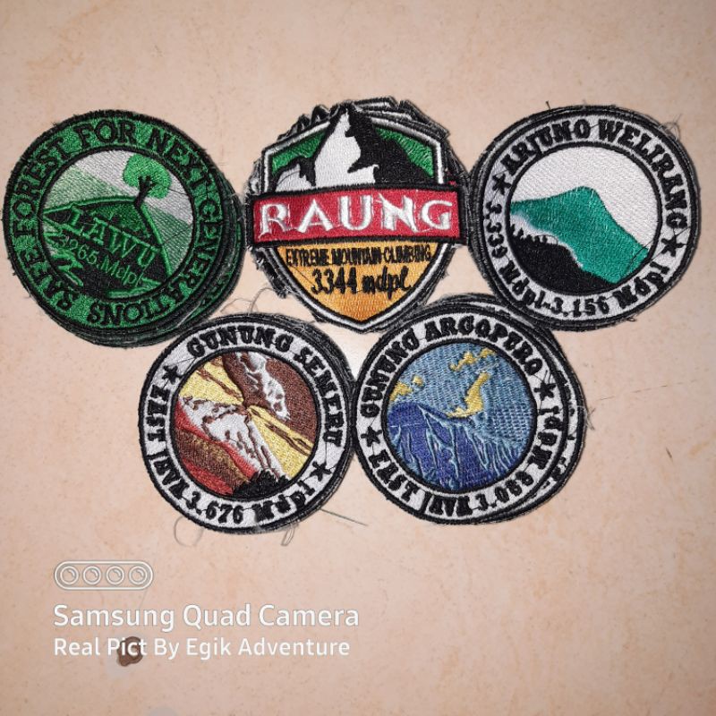 Emblem Gunung | Patch Gunung