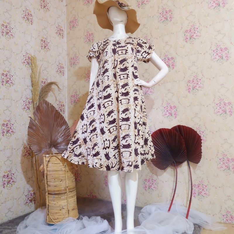 Daster Qonita Batik Rosmalia Sleting