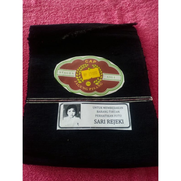 Stagen Kain Pengecil Perut Ibu Melahirkan Hitam Panjang / Kendit