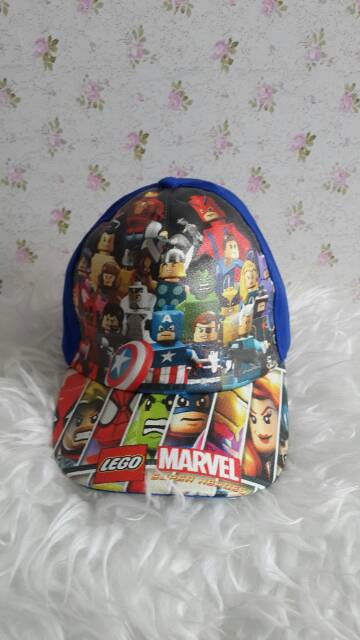 Topi Anak Cowok Spiderman Avengers Marvel