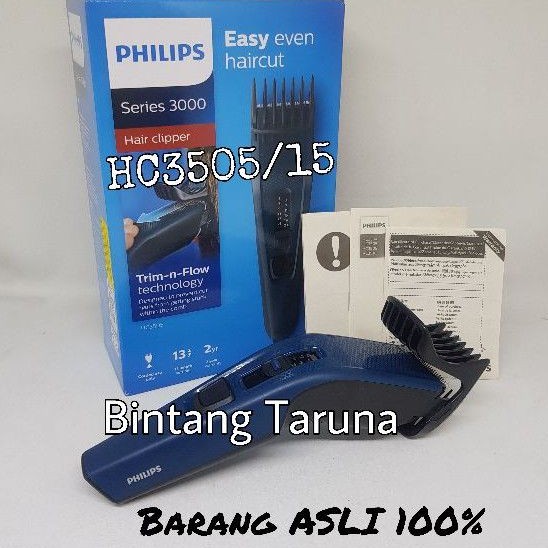 Hair Clipper Philips HC3505 Alat cukur rambut Philips HC3505 HC 3505