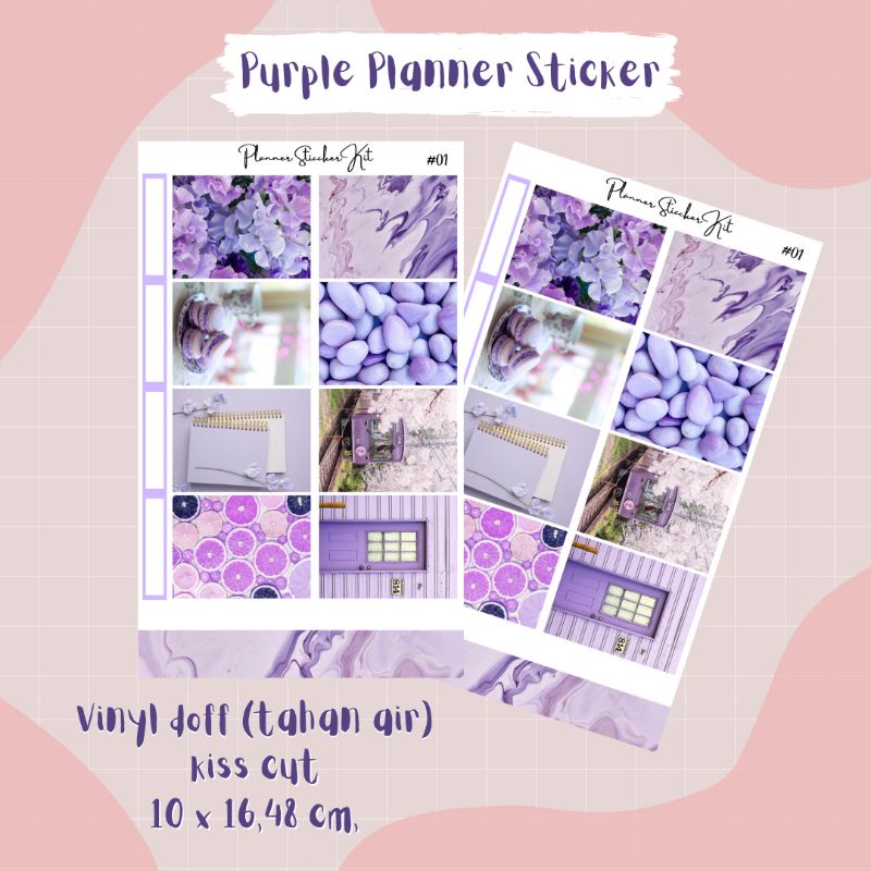 

purple planner sticker