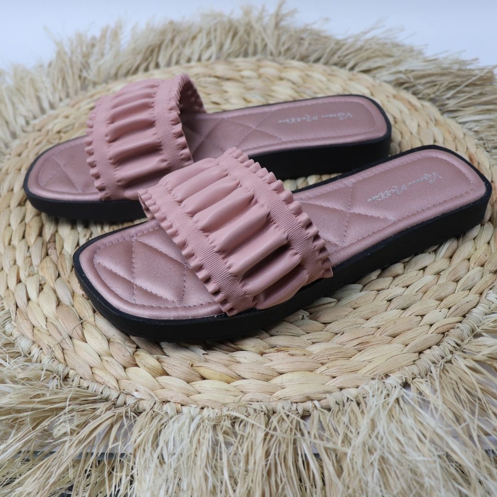 Sandal Wanita flat teplek terbaru sandal fashion