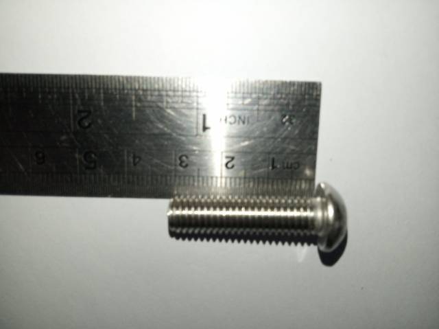 Button L M8 X 30 (3cm) stainless 304