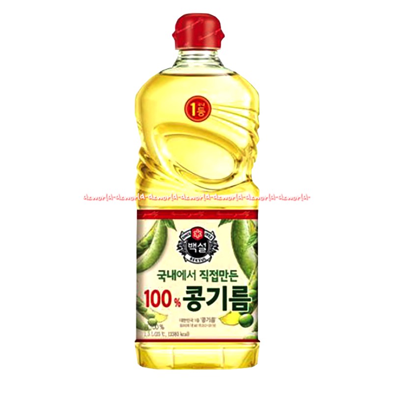 Baeksul 400ml Soy Oil Minyak Kedelai Madae in Korea Baskul Soys Oils Cj Baeskul Soya Oily Soybean