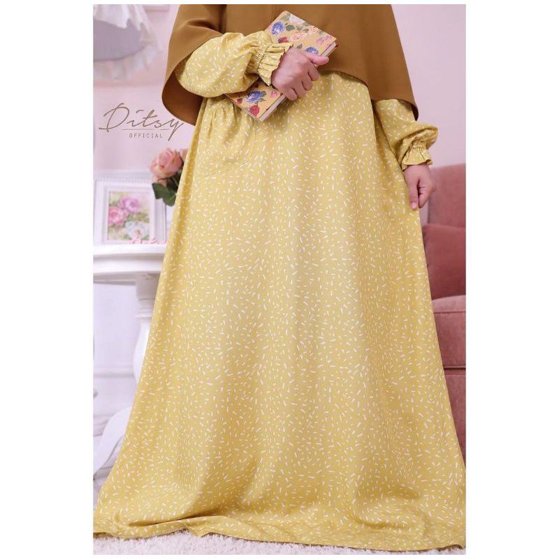 Flakes Canary Ditsy size M reject