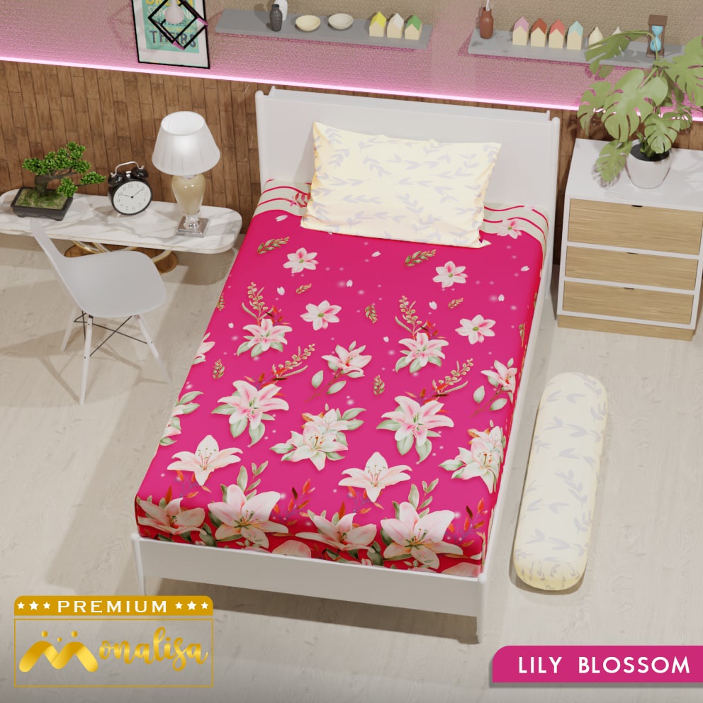 Monalisa Premium Sprei Uk 90/100/120 - Lily Blossom