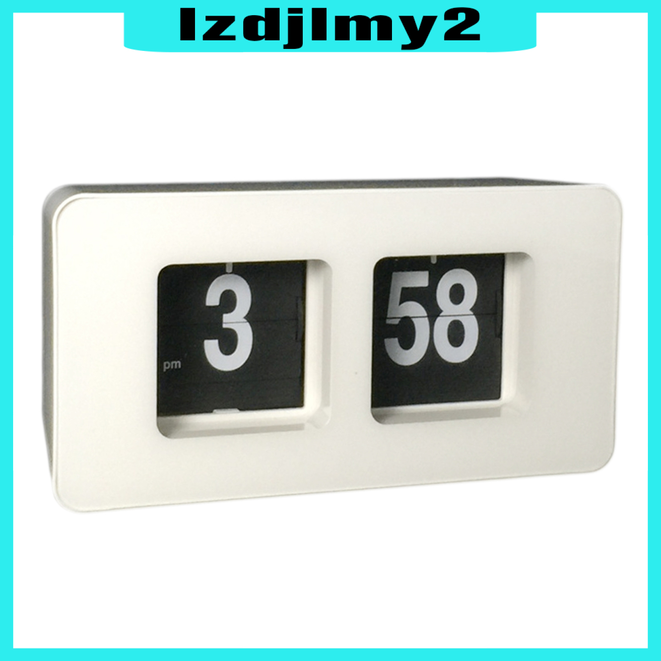 Romanful Flip Down Clock Desk Auto Digital Wall Clocks Non Ticking Silent Sweep Black Shopee Indonesia