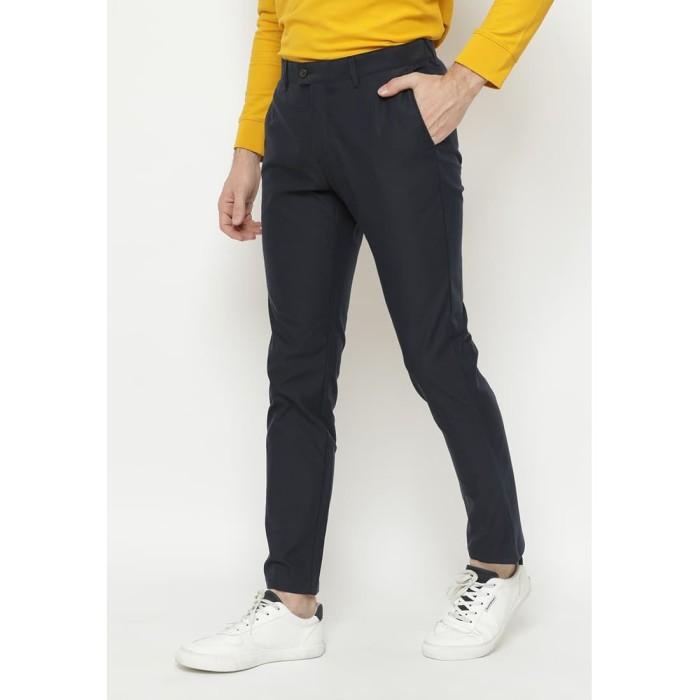 Celana Jack Nicklaus Sanfford Celana Panjang Pria Slim Fit Navy