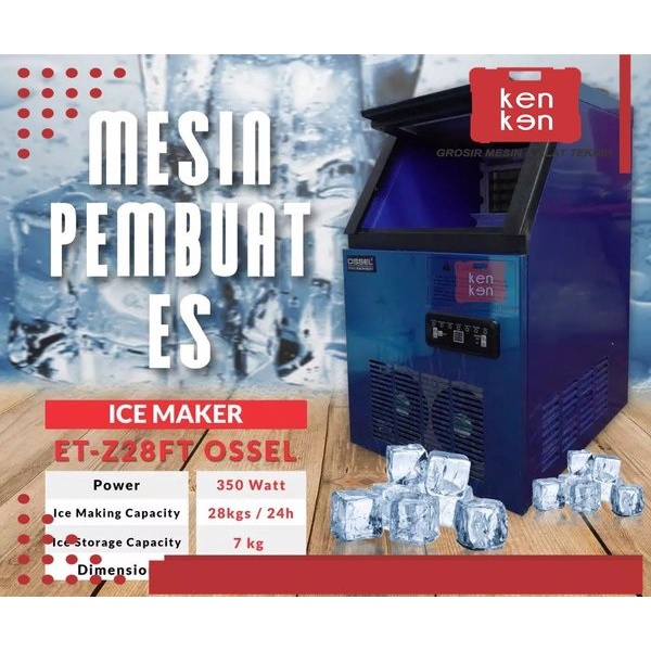 OSSEL Mesin Pembuat Es Batu Kotak Cube Ossel Mesin Es Batu Ossel Ice Cube Maker Ice Maker Mesin Pemb