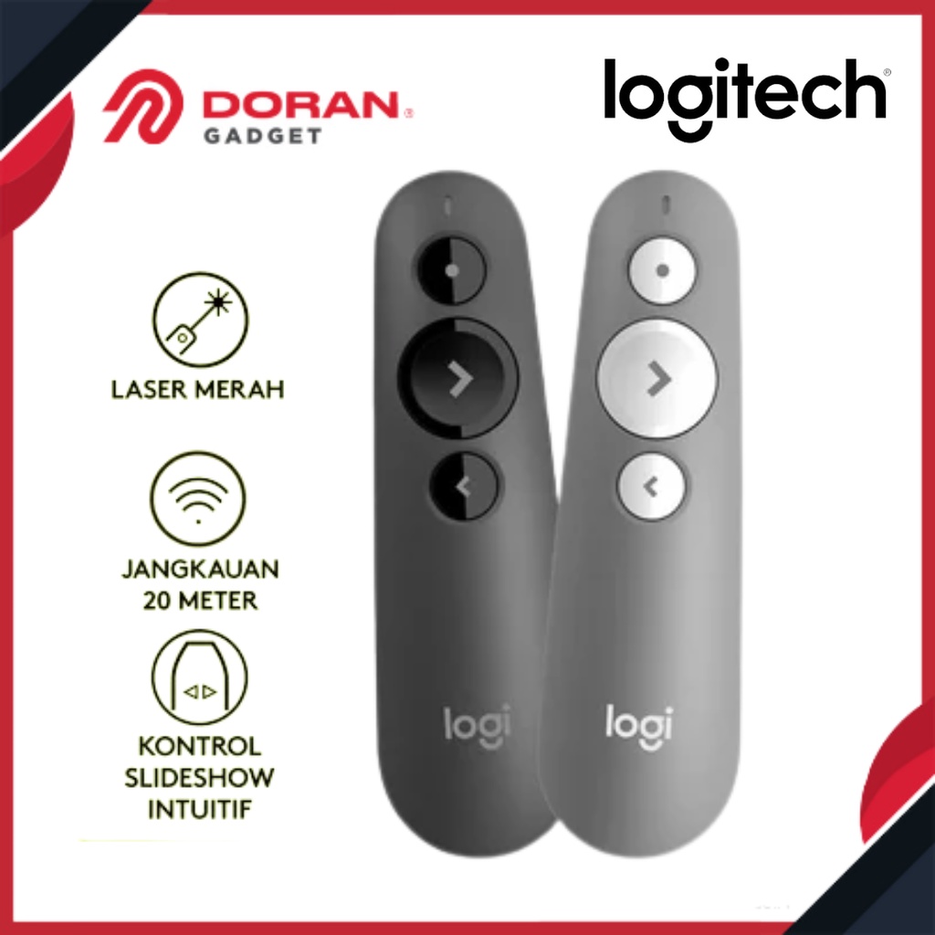 Logitech R500S Laser Pointer Presentation Remote - Garansi Resmi 1 Tahun