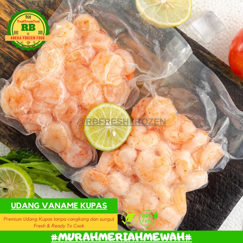 

RBFresh&Frozen - UDANG VANAME KUPAS 100gr